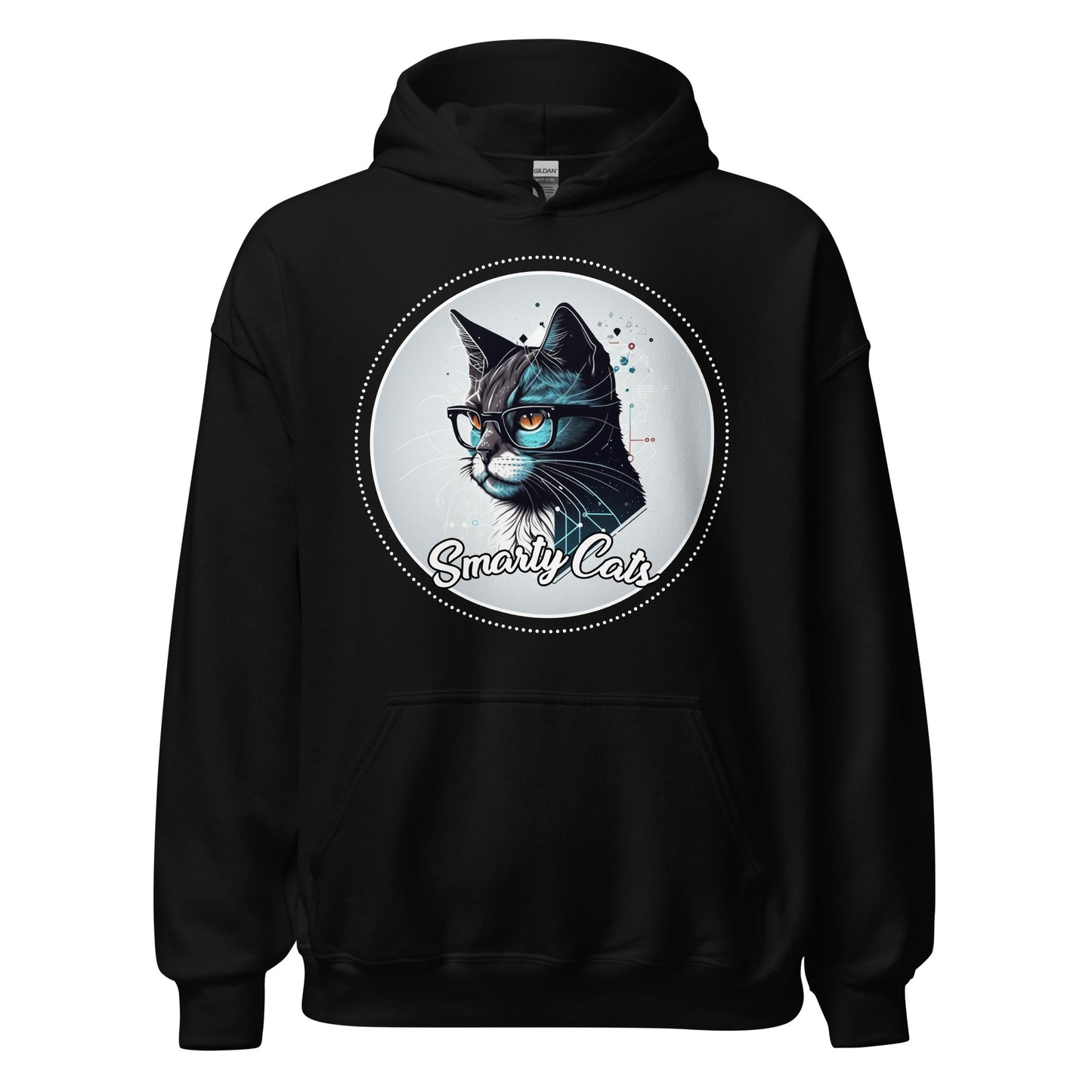 Smarty Cats #01 Cute Cat Design Hoodie, Cat Mom, Cat Dad, Cat Lovers Gift Idea