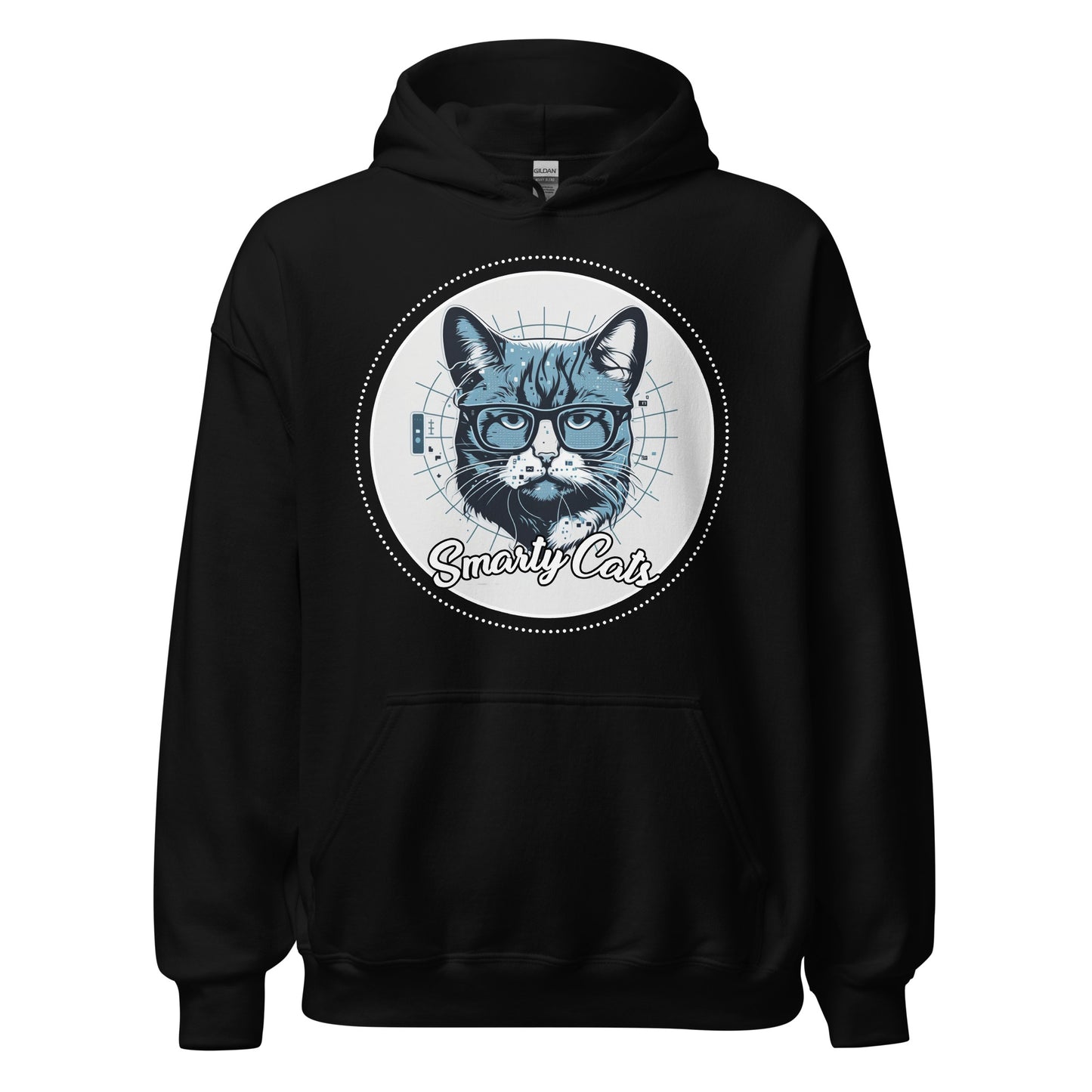 Smarty Cats #09 Cute Cat Design Hoodie, Cat Mom, Cat Dad, Cat Lovers Gift Idea