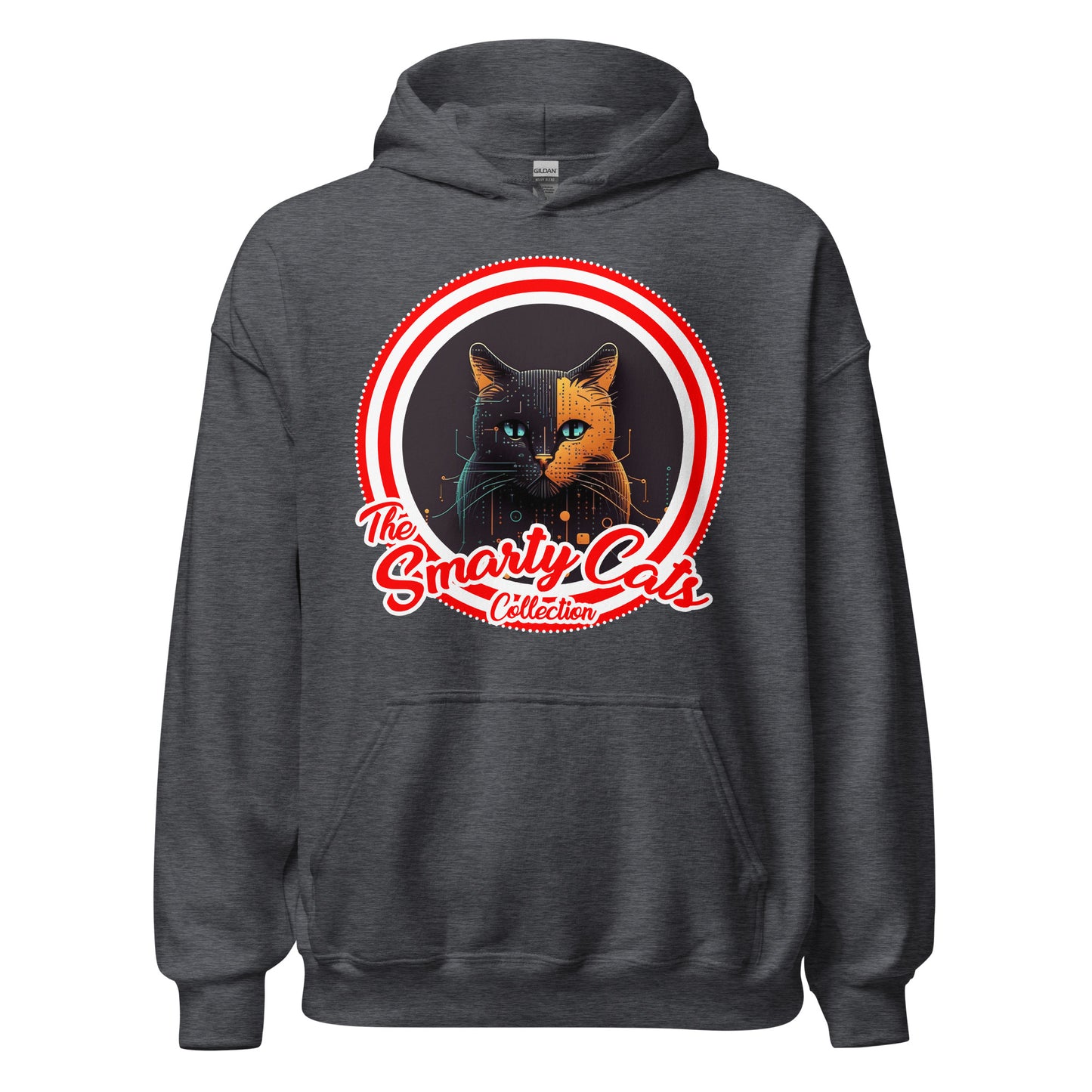 Smarty Cats #04 Cute Cat Design Hoodie, Cat Mom, Cat Dad, Cat Lovers Gift Idea