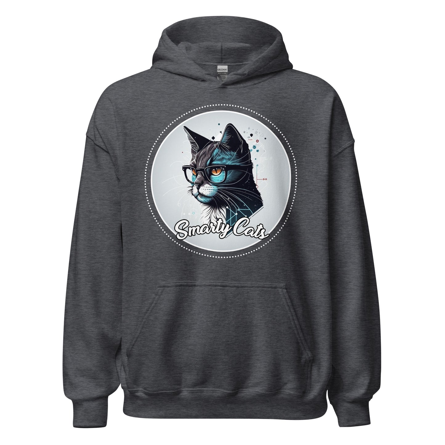 Smarty Cats #01 Cute Cat Design Hoodie, Cat Mom, Cat Dad, Cat Lovers Gift Idea