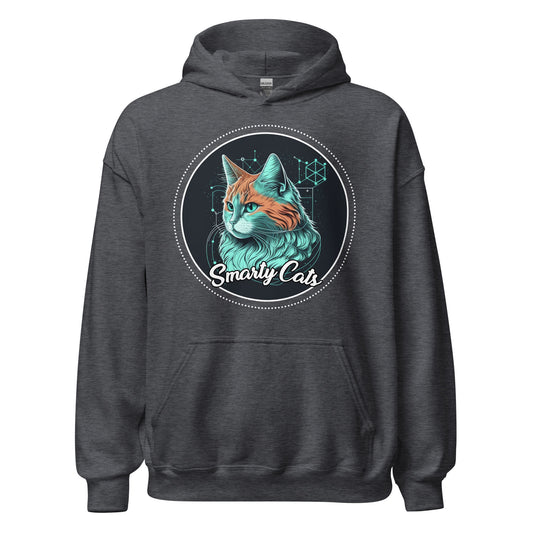 Smarty Cats #07 Cute Cat Design Hoodie, Cat Mom, Cat Dad, Cat Lovers Gift Idea