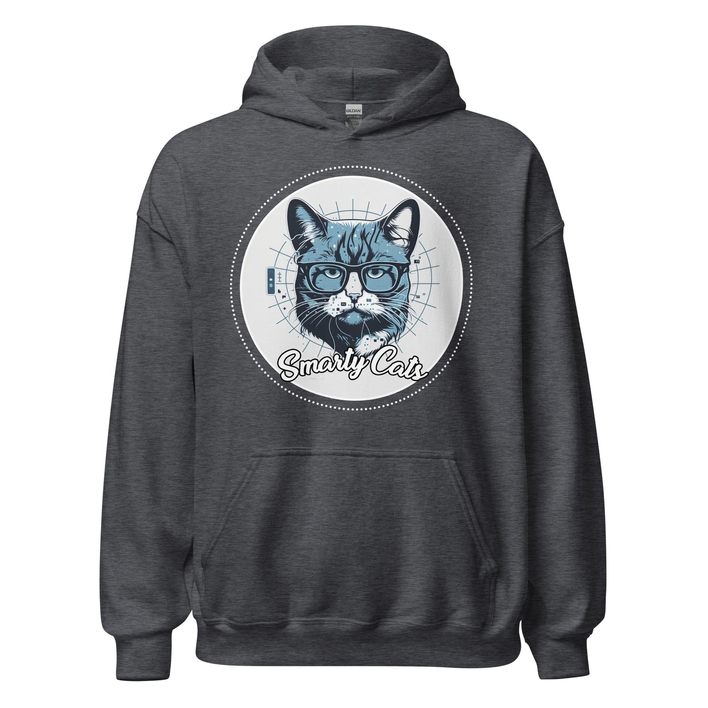 Smarty Cats #09 Cute Cat Design Hoodie, Cat Mom, Cat Dad, Cat Lovers Gift Idea