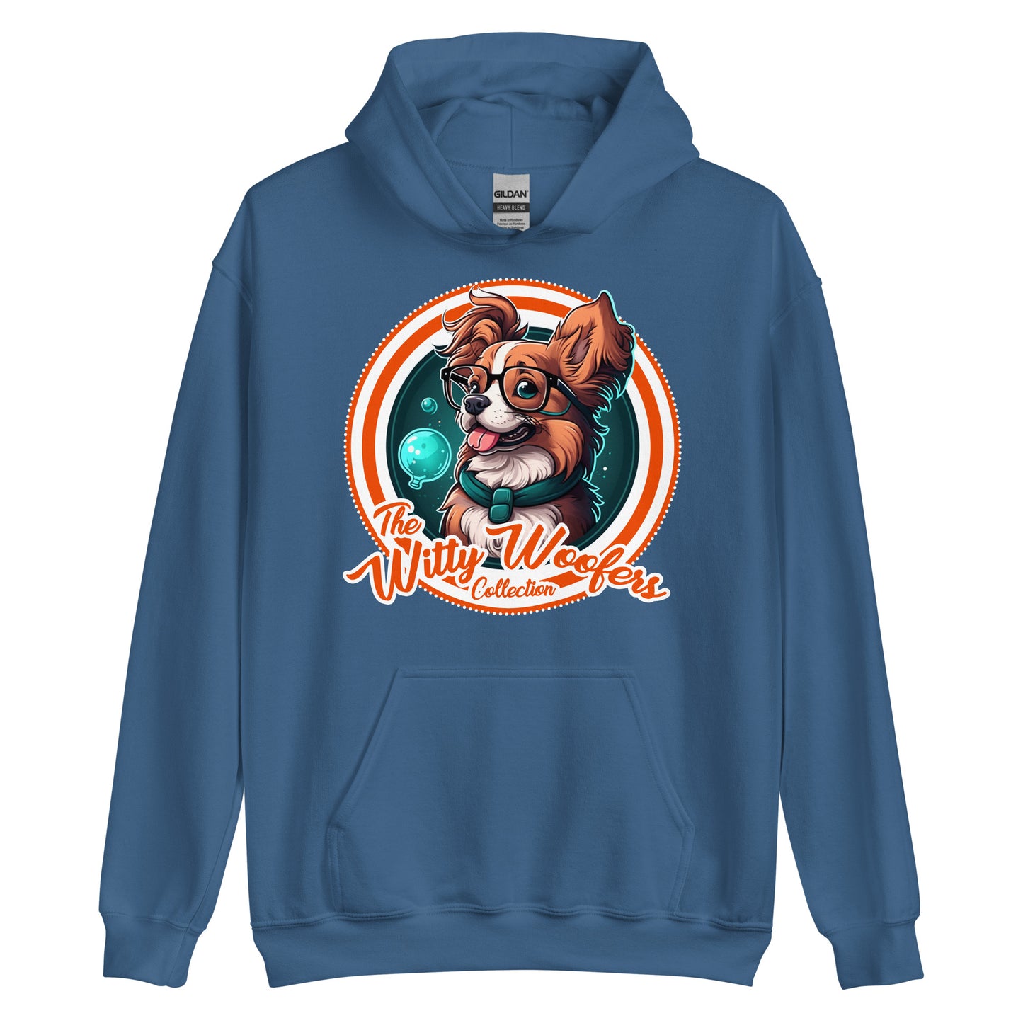 Cute Dog Lovers Hoodie - Witty Woofers #01, Dog Mom, Dog Dad, Gifts for Dog Lovers, Spring Fashion, Dog themed clothing