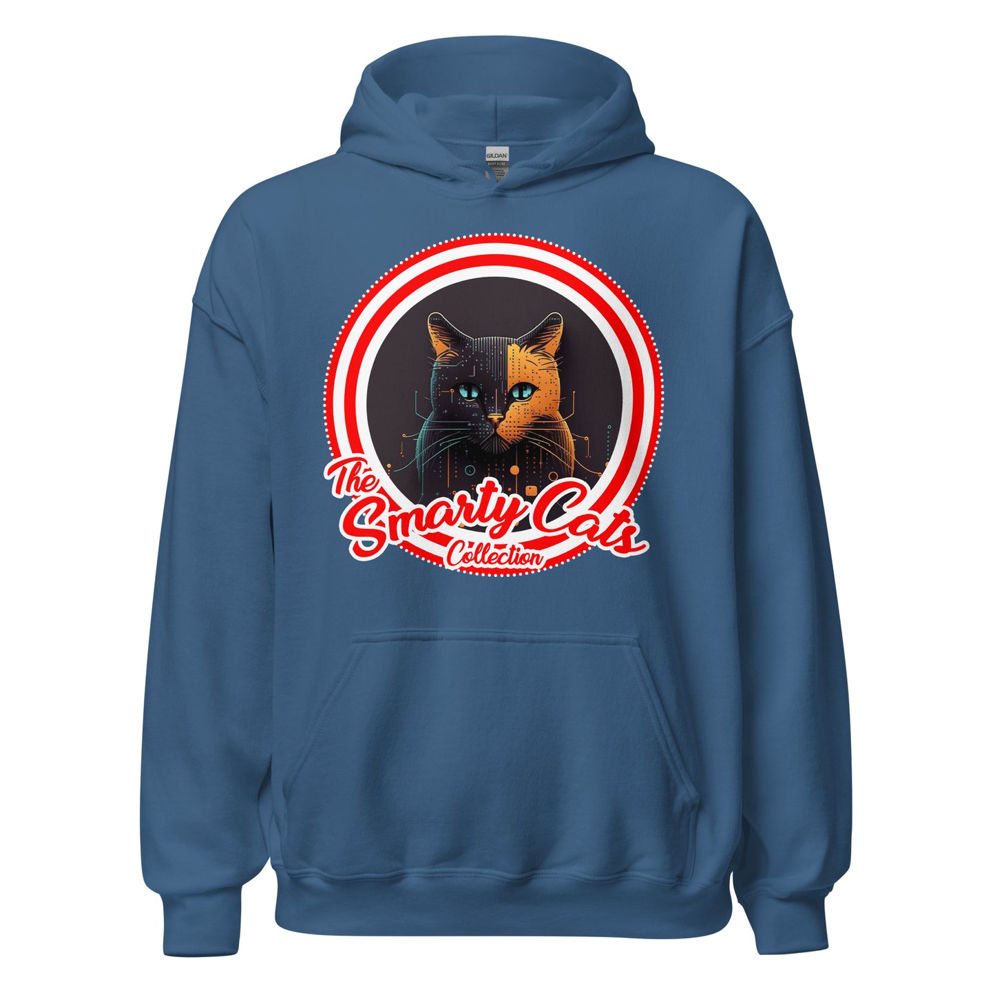 Smarty Cats #04 Cute Cat Design Hoodie, Cat Mom, Cat Dad, Cat Lovers Gift Idea