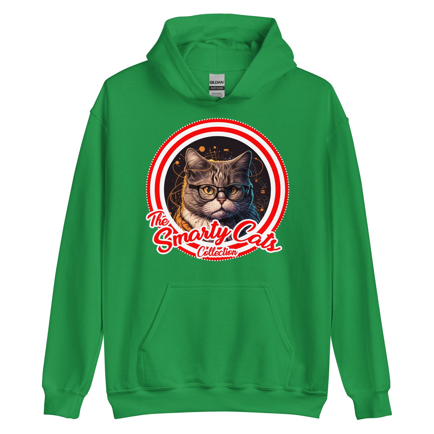 Cat Lovers Hoodie - Smarty Cats #01, Cute Cat Design Hoodie, Cat Mom, Cat Dad, Cat Lovers Gift Idea