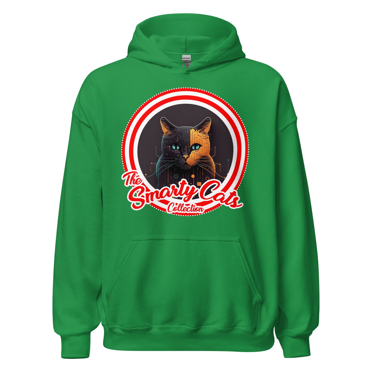 Smarty Cats #04 Cute Cat Design Hoodie, Cat Mom, Cat Dad, Cat Lovers Gift Idea