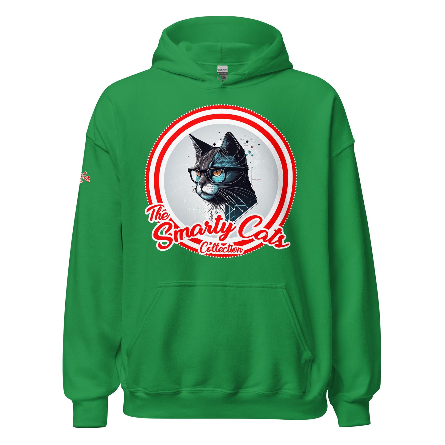 Smarty Cats #06 Cute Cat Design Hoodie, Cat Mom, Cat Dad, Cat Lovers Gift Idea