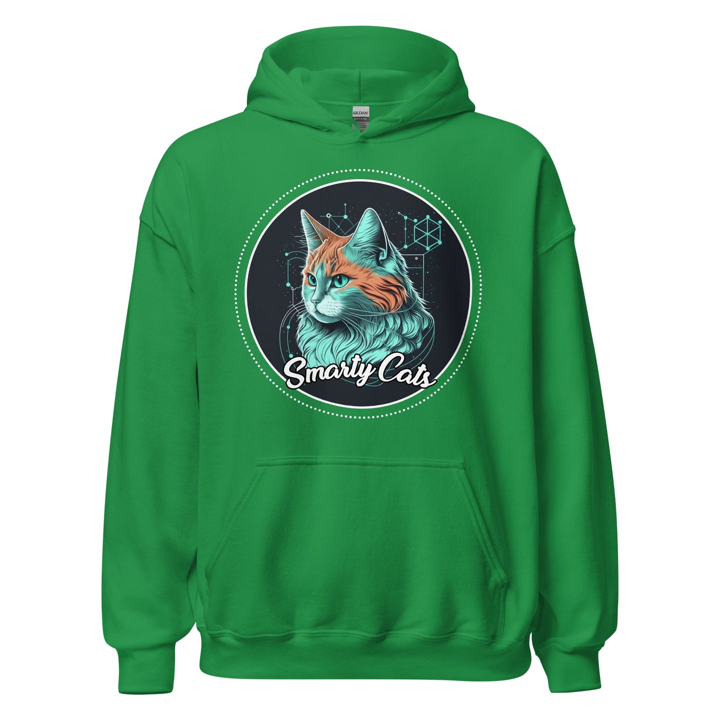 Smarty Cats #07 Cute Cat Design Hoodie, Cat Mom, Cat Dad, Cat Lovers Gift Idea