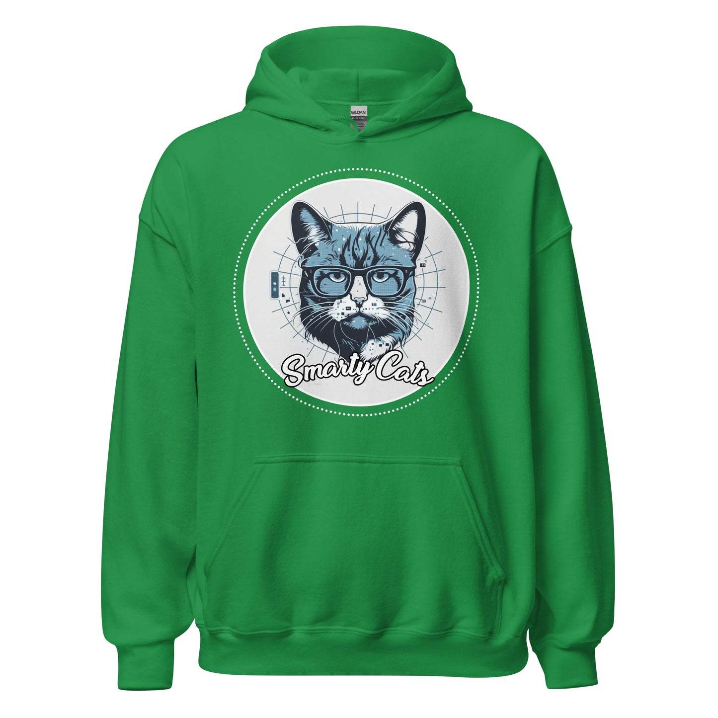 Smarty Cats #09 Cute Cat Design Hoodie, Cat Mom, Cat Dad, Cat Lovers Gift Idea