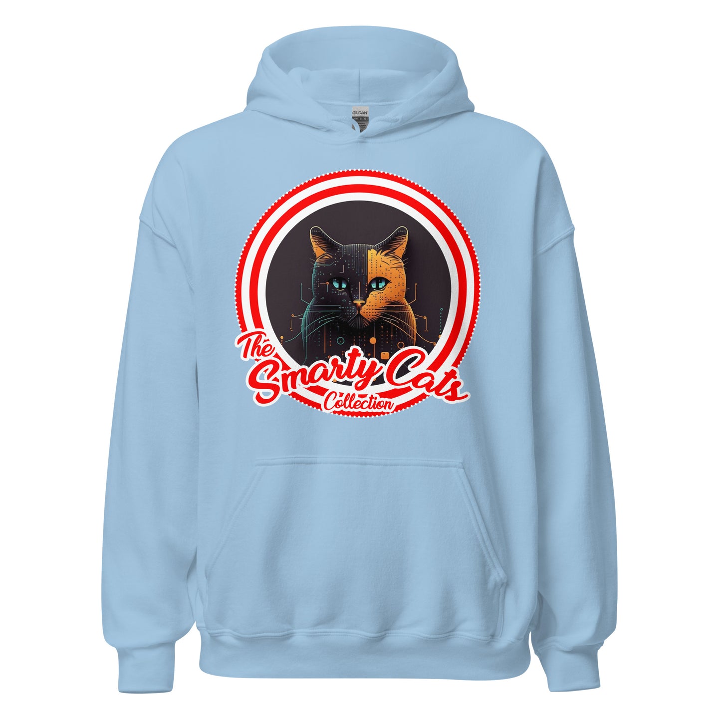 Smarty Cats #04 Cute Cat Design Hoodie, Cat Mom, Cat Dad, Cat Lovers Gift Idea