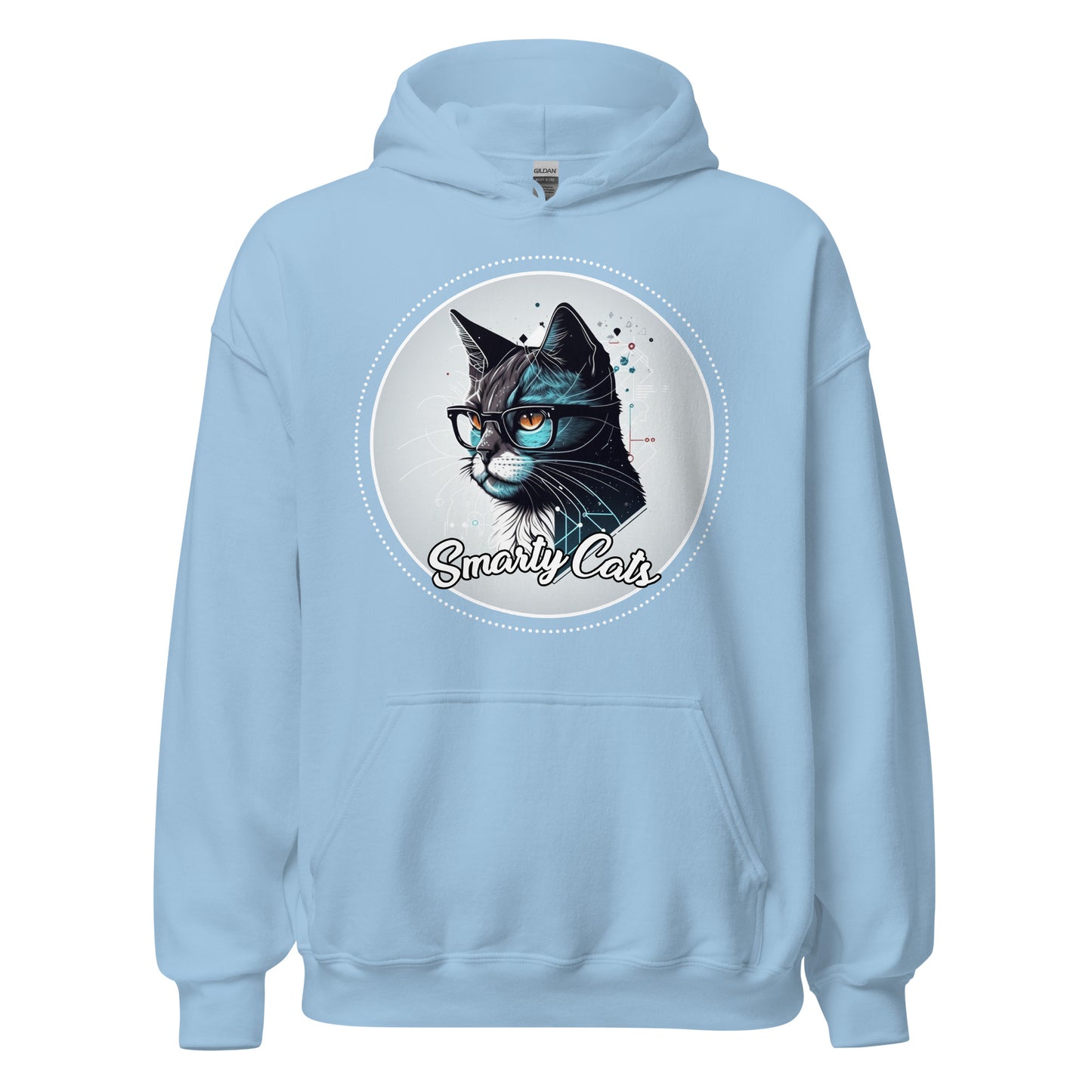 Smarty Cats #01 Cute Cat Design Hoodie, Cat Mom, Cat Dad, Cat Lovers Gift Idea