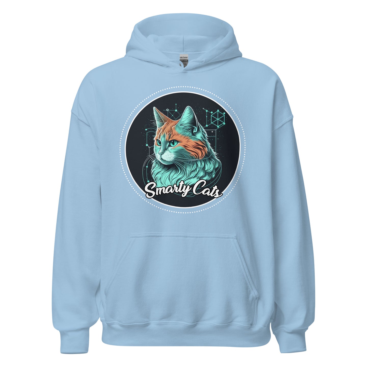 Smarty Cats #07 Cute Cat Design Hoodie, Cat Mom, Cat Dad, Cat Lovers Gift Idea