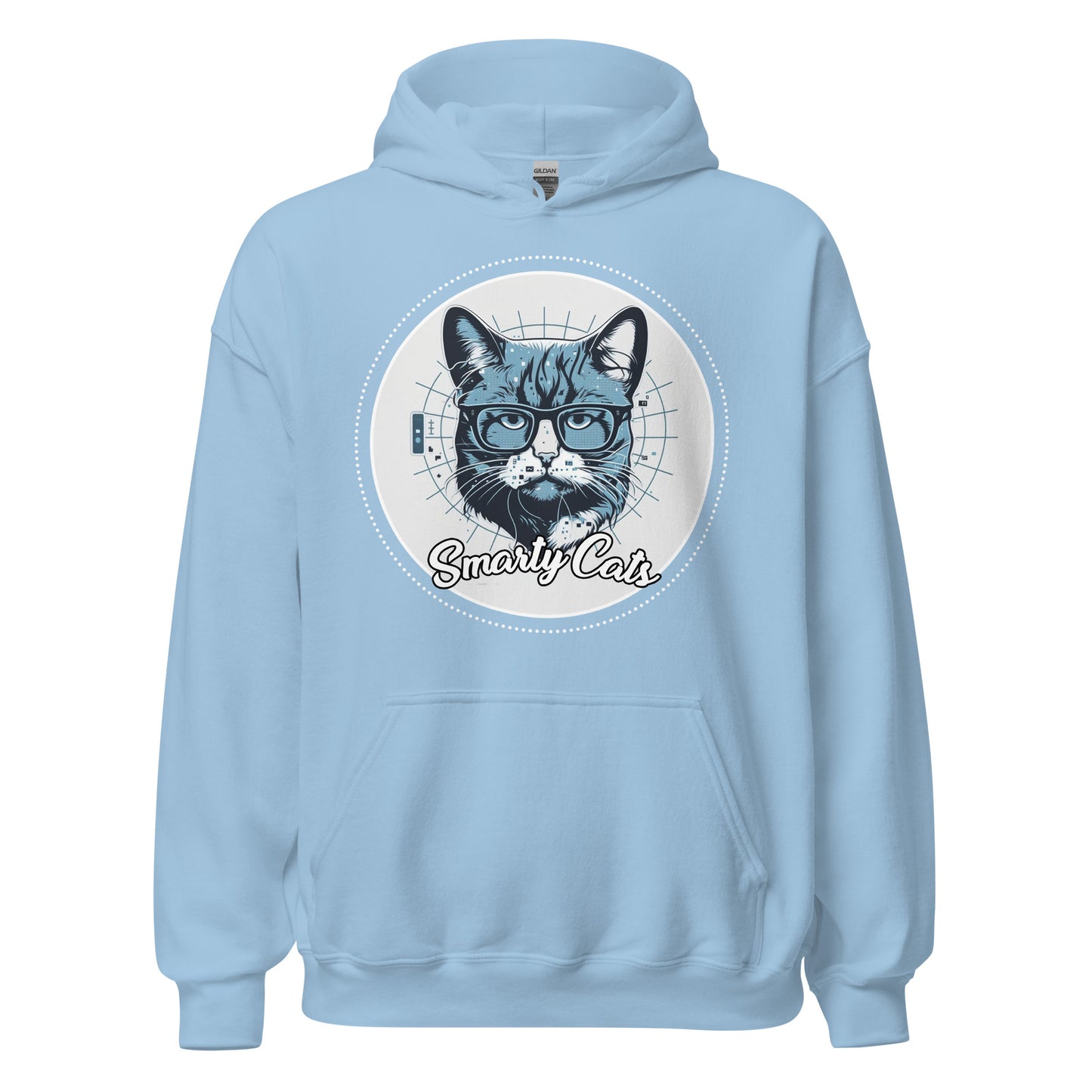 Smarty Cats #09 Cute Cat Design Hoodie, Cat Mom, Cat Dad, Cat Lovers Gift Idea