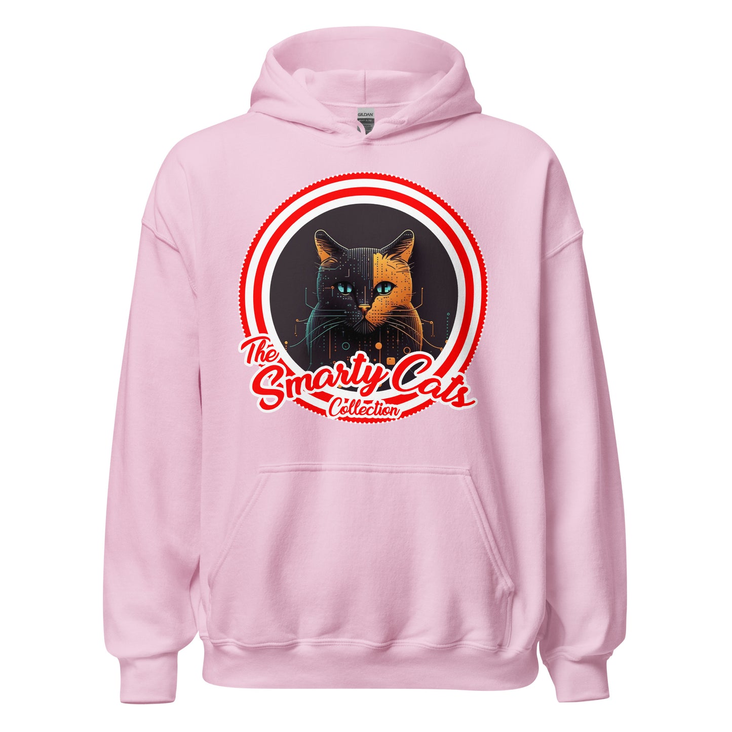 Smarty Cats #04 Cute Cat Design Hoodie, Cat Mom, Cat Dad, Cat Lovers Gift Idea