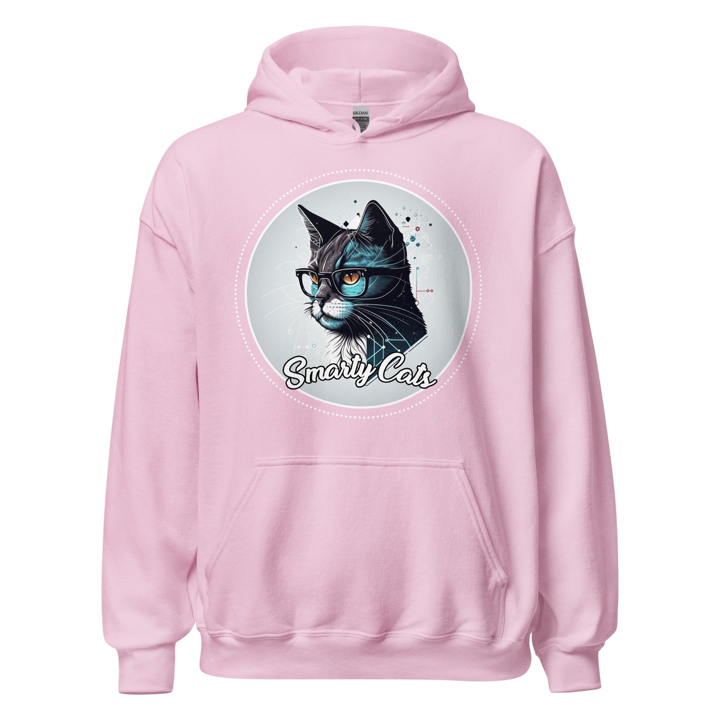 Smarty Cats #01 Cute Cat Design Hoodie, Cat Mom, Cat Dad, Cat Lovers Gift Idea