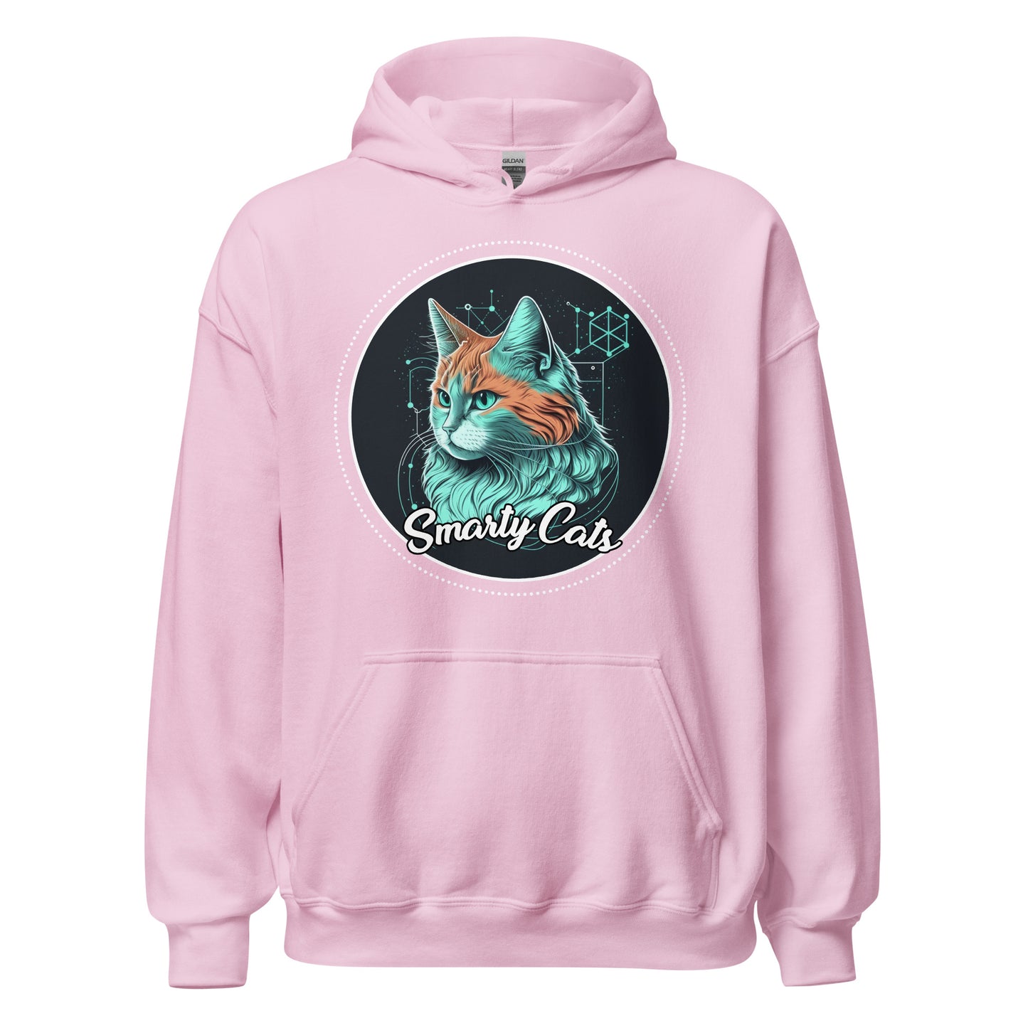 Smarty Cats #07 Cute Cat Design Hoodie, Cat Mom, Cat Dad, Cat Lovers Gift Idea