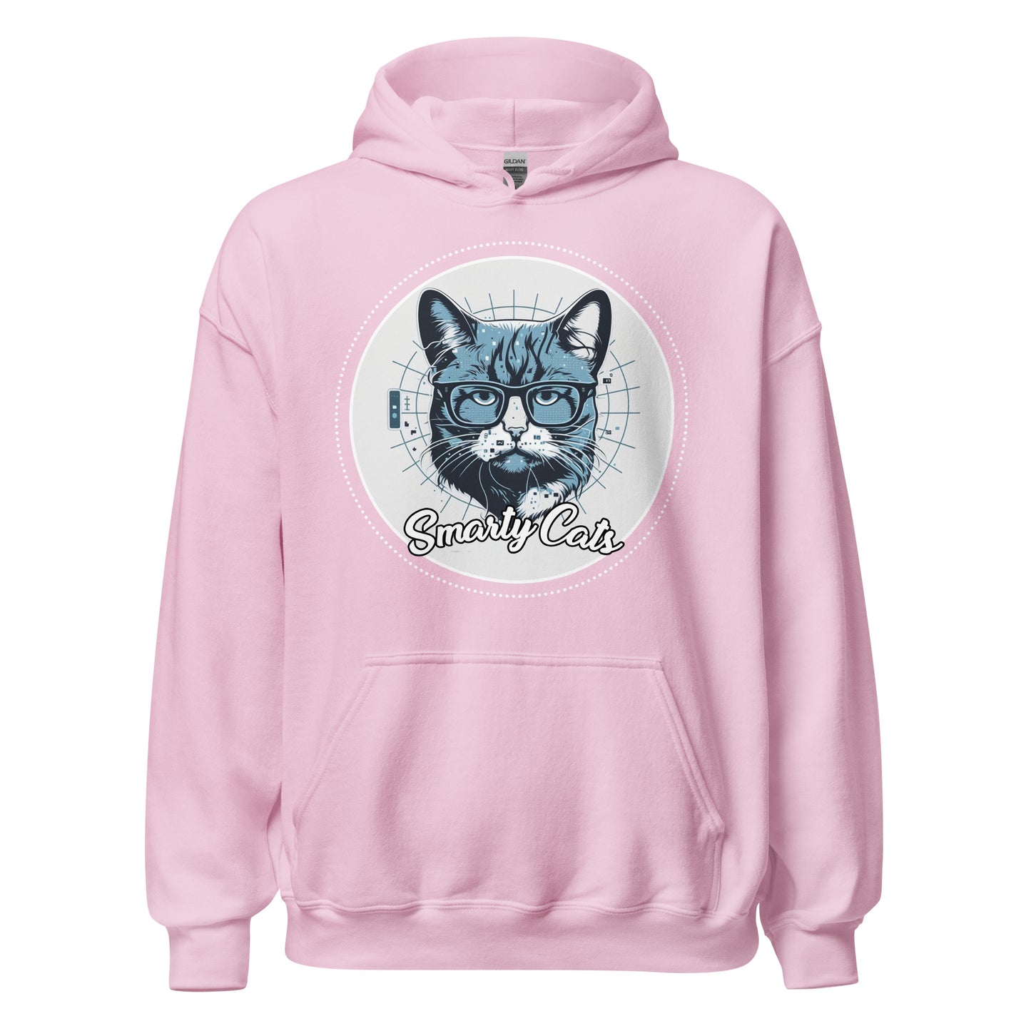 Smarty Cats #09 Cute Cat Design Hoodie, Cat Mom, Cat Dad, Cat Lovers Gift Idea