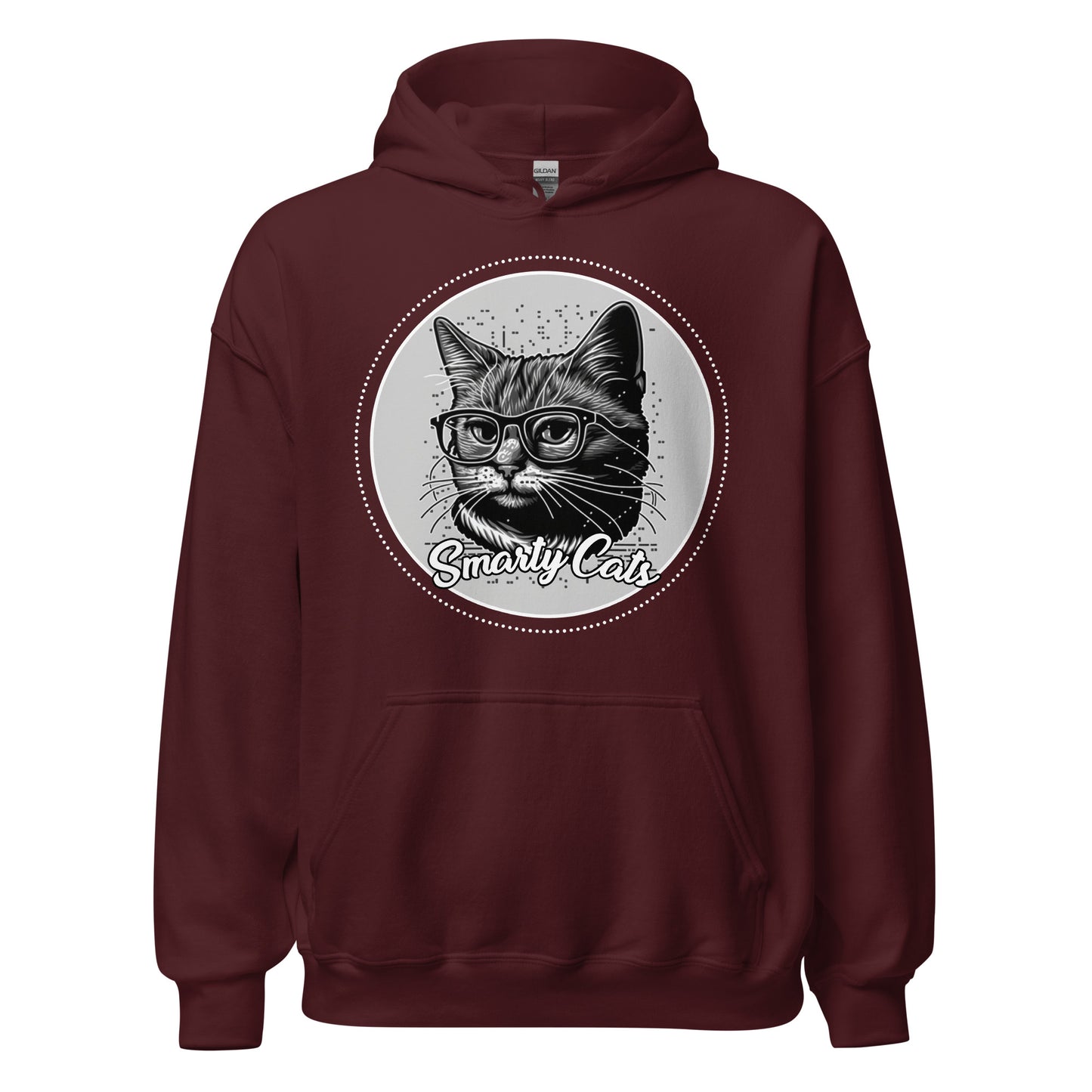 Smarty Cats #10 Cute Cat Design Hoodie, Cat Mom, Cat Dad, Cat Lovers Gift Idea