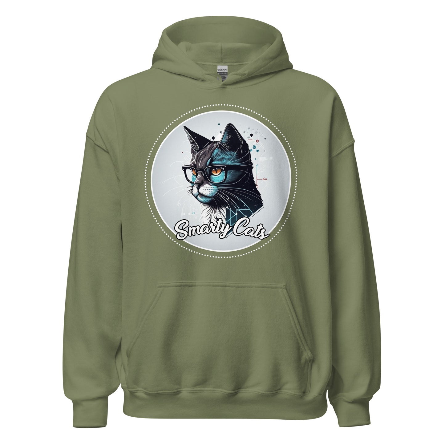 Smarty Cats #01 Cute Cat Design Hoodie, Cat Mom, Cat Dad, Cat Lovers Gift Idea