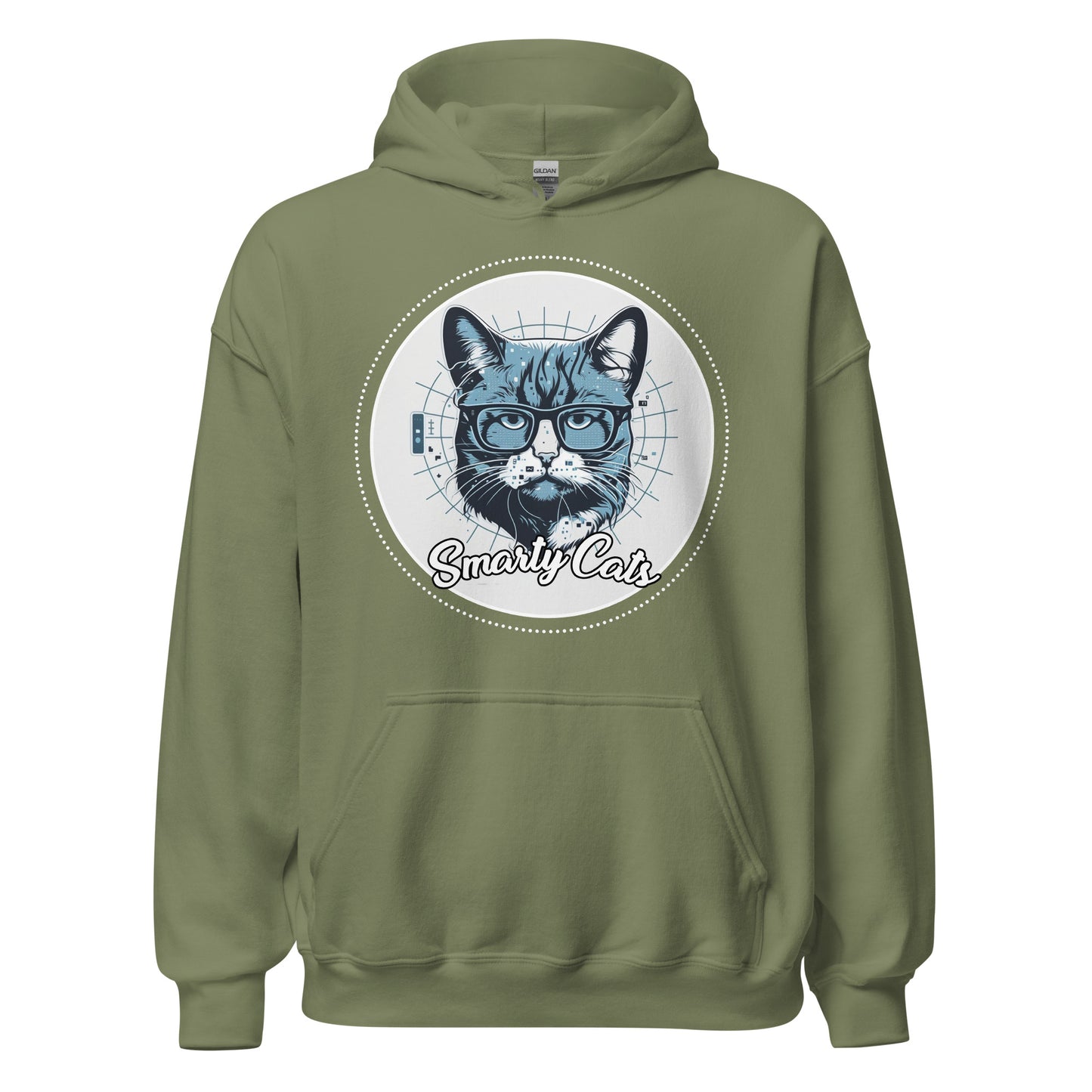 Smarty Cats #09 Cute Cat Design Hoodie, Cat Mom, Cat Dad, Cat Lovers Gift Idea