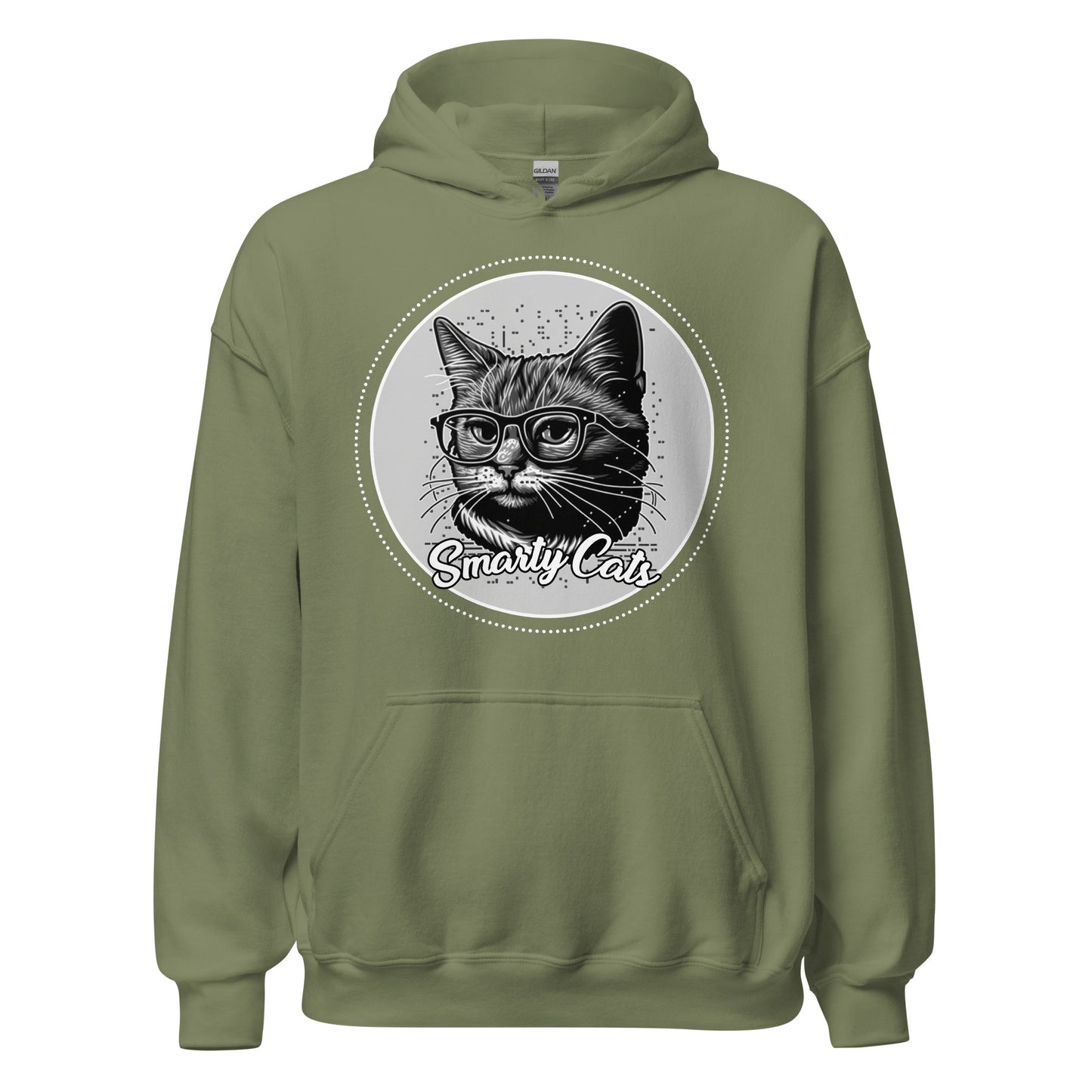 Smarty Cats #10 Cute Cat Design Hoodie, Cat Mom, Cat Dad, Cat Lovers Gift Idea