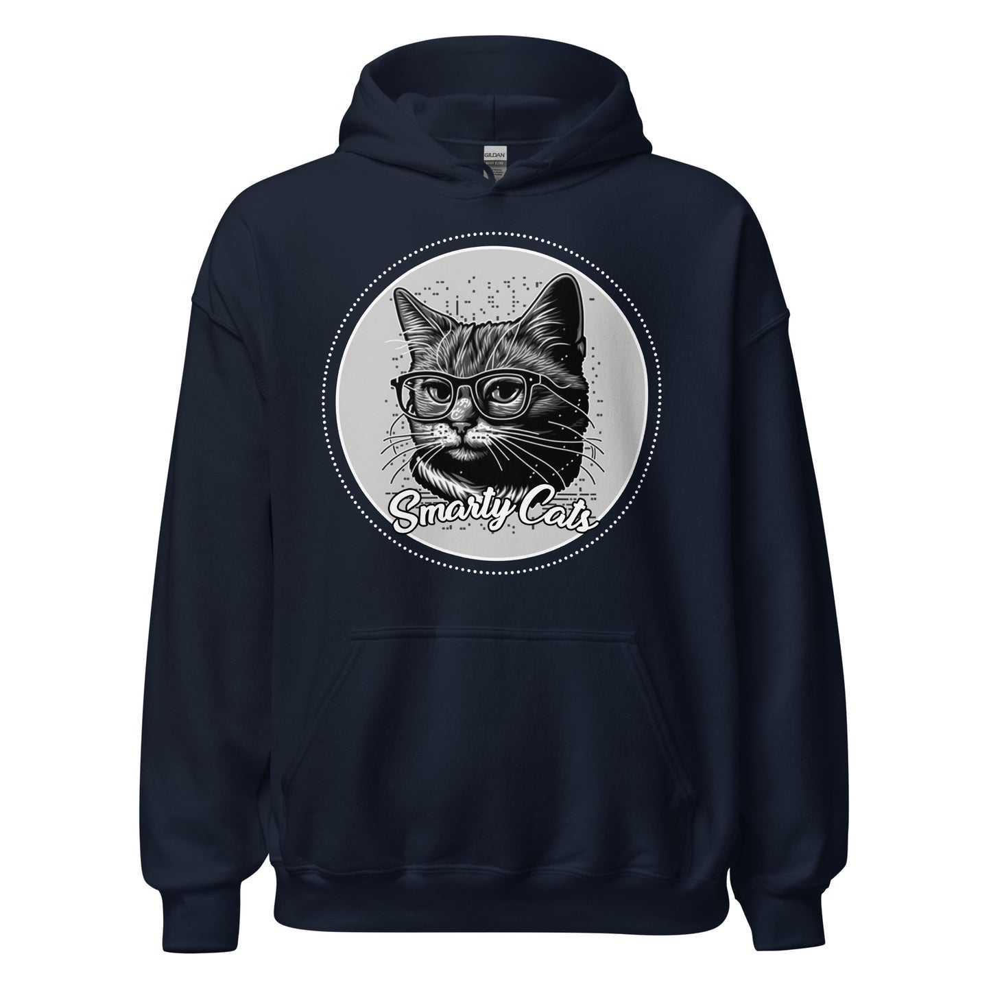 Smarty Cats #10 Cute Cat Design Hoodie, Cat Mom, Cat Dad, Cat Lovers Gift Idea