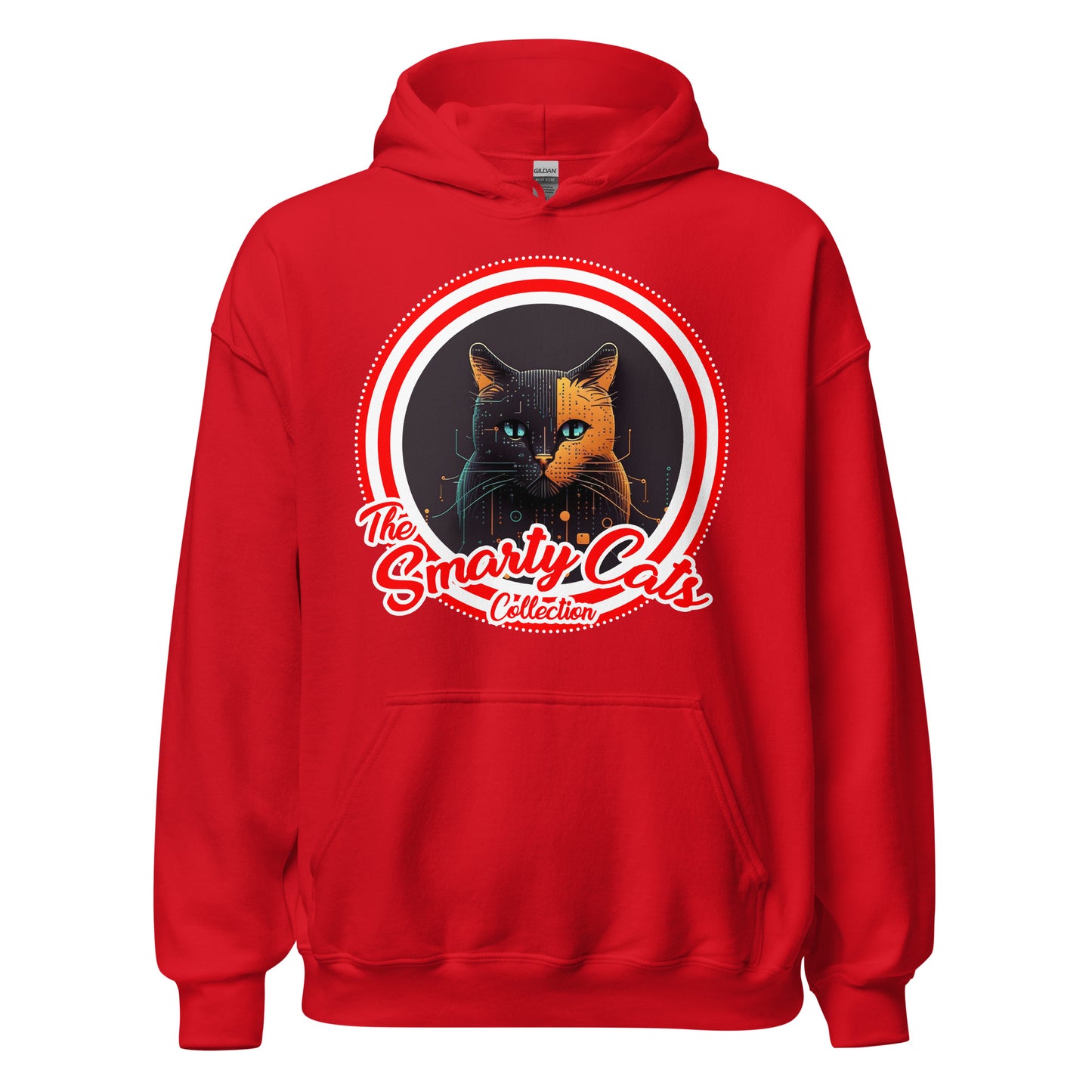 Smarty Cats #04 Cute Cat Design Hoodie, Cat Mom, Cat Dad, Cat Lovers Gift Idea