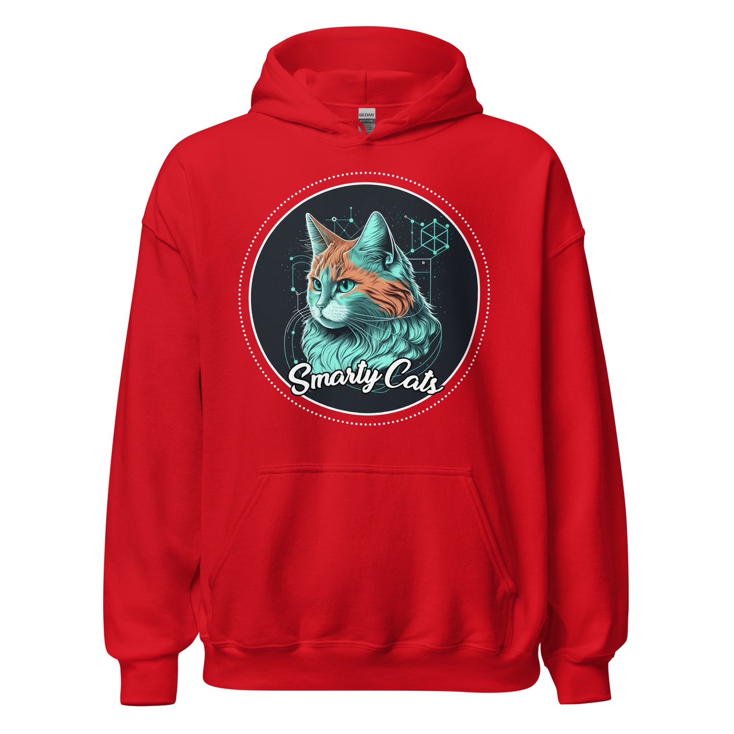 Smarty Cats #07 Cute Cat Design Hoodie, Cat Mom, Cat Dad, Cat Lovers Gift Idea