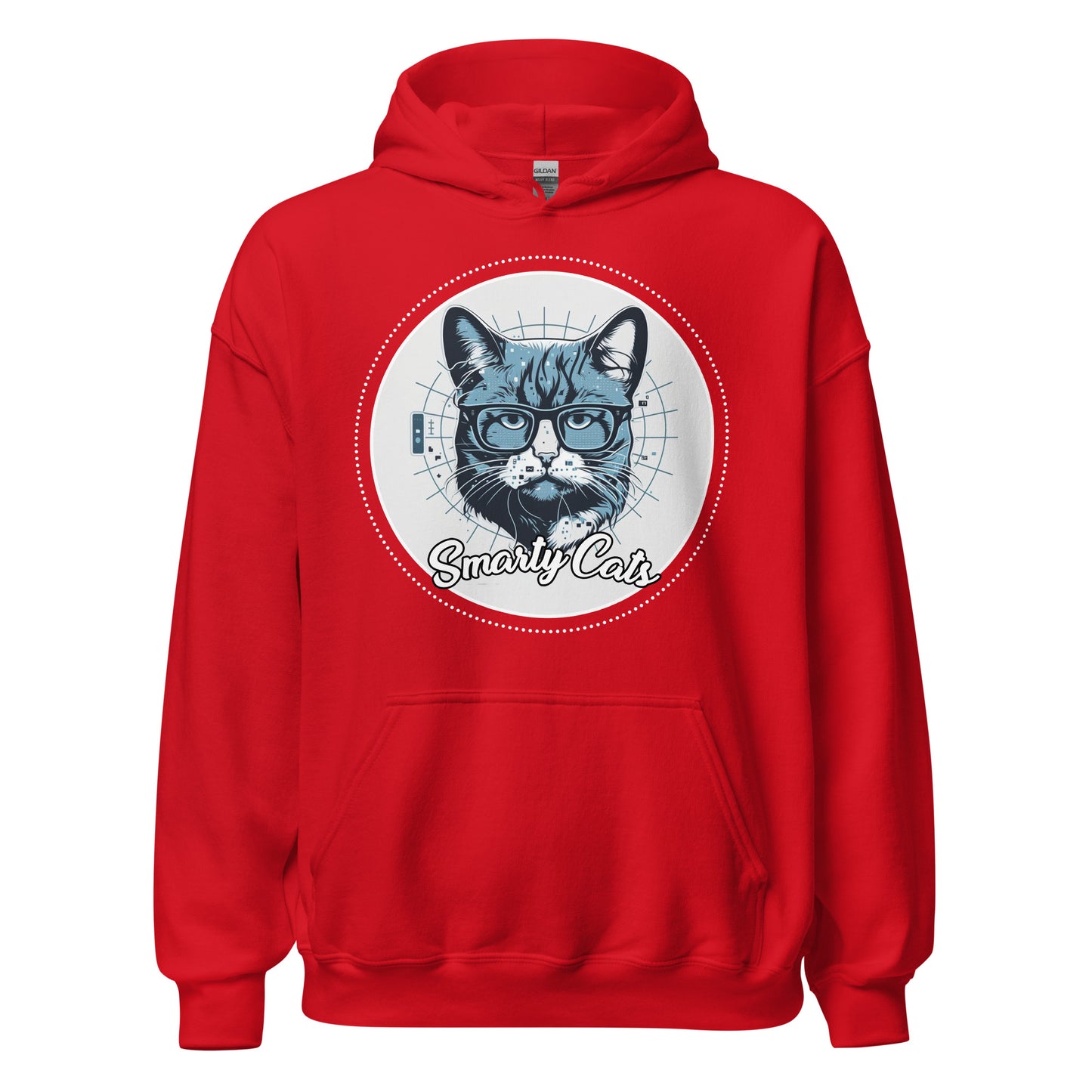 Smarty Cats #09 Cute Cat Design Hoodie, Cat Mom, Cat Dad, Cat Lovers Gift Idea