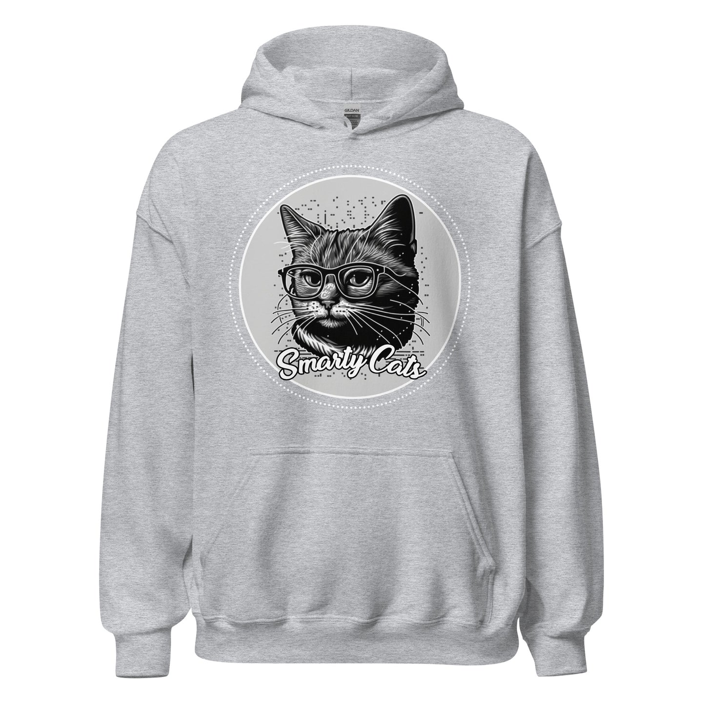 Smarty Cats #10 Cute Cat Design Hoodie, Cat Mom, Cat Dad, Cat Lovers Gift Idea