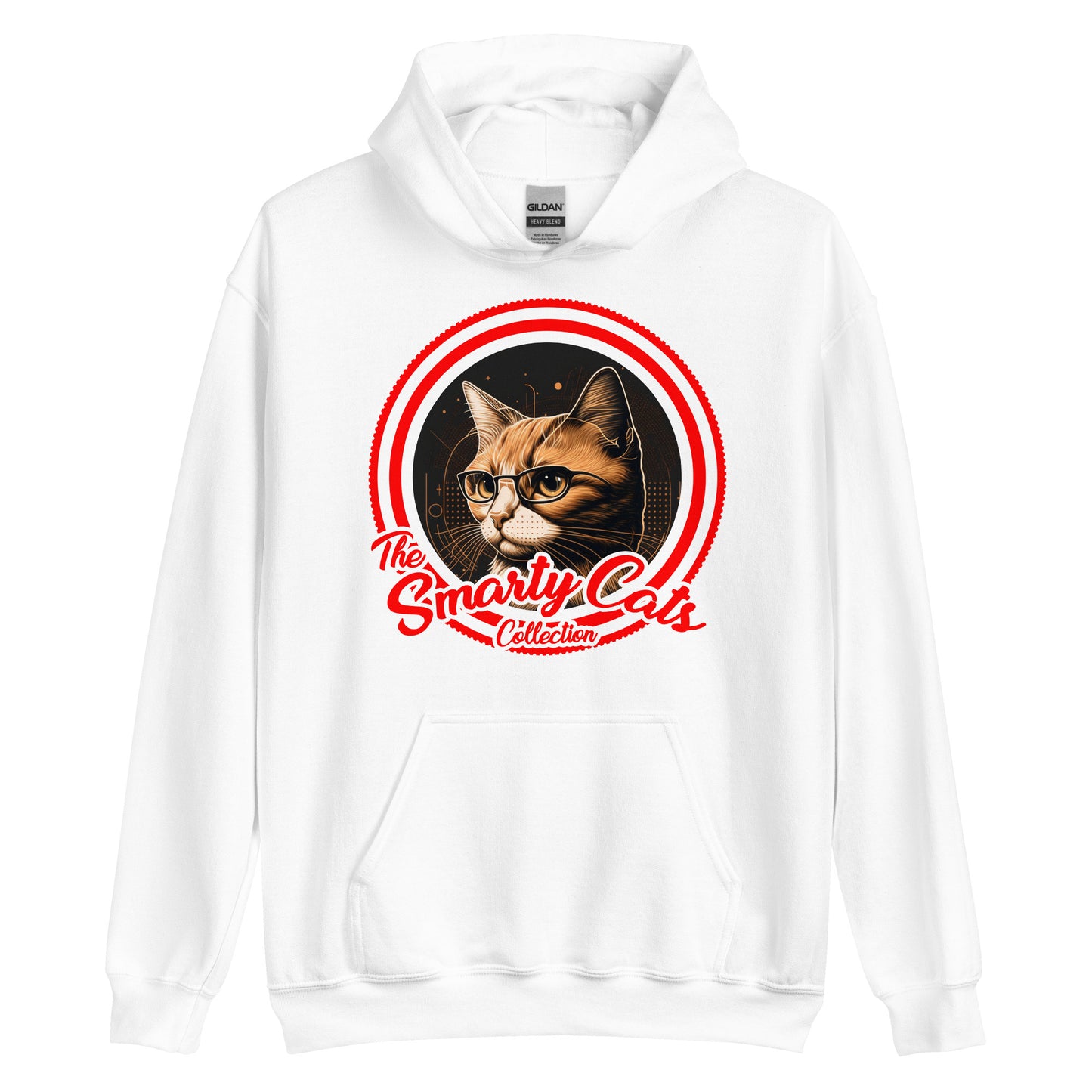 Smarty Cats #03 Cute & Adorable Cat Design Hoodie, Cat Mom, Cat Dad, Cat Lovers Gift Idea