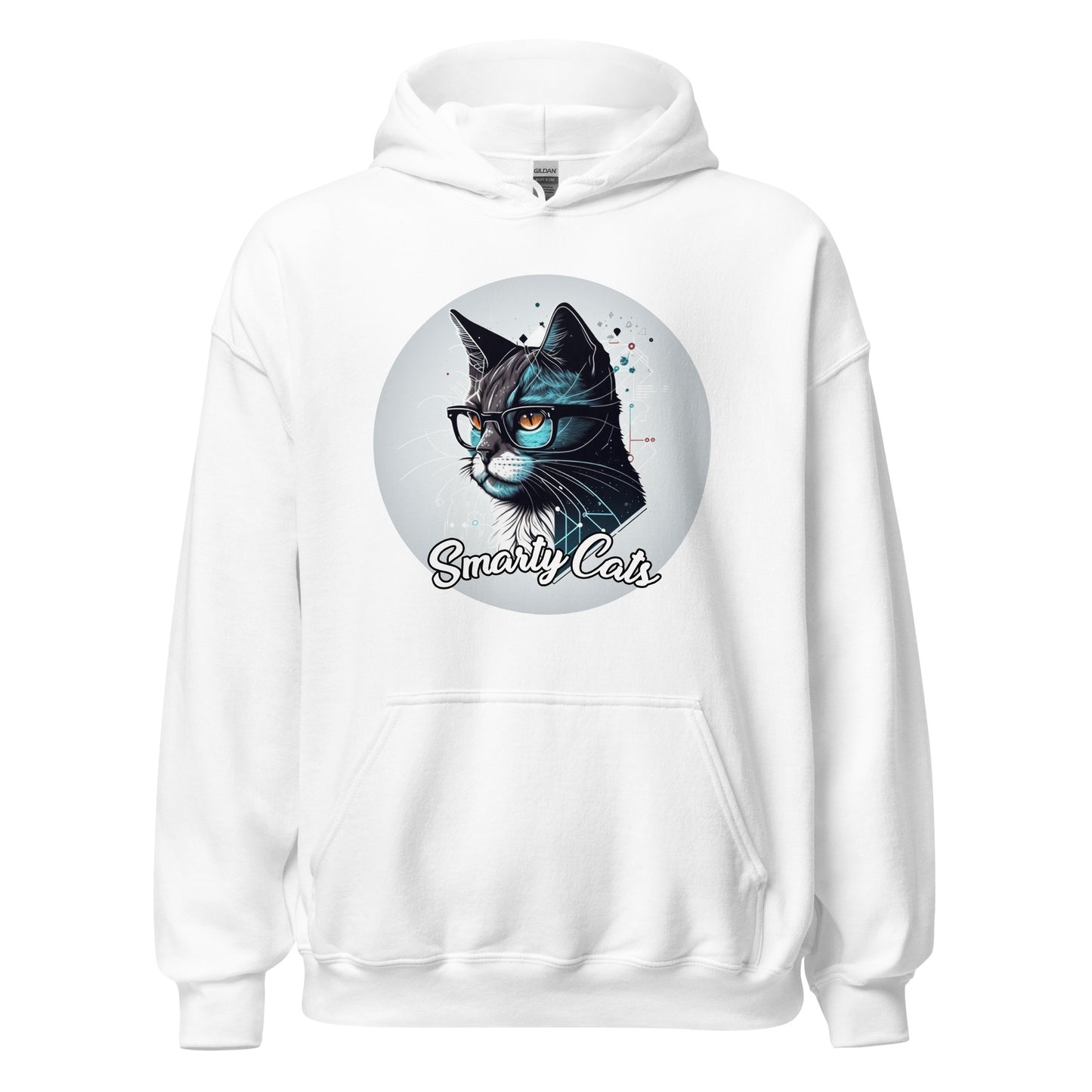 Smarty Cats #01 Cute Cat Design Hoodie, Cat Mom, Cat Dad, Cat Lovers Gift Idea