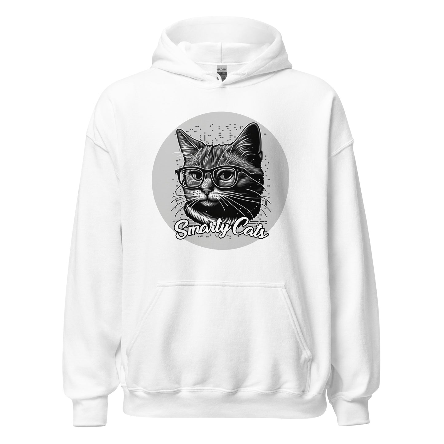 Smarty Cats #10 Cute Cat Design Hoodie, Cat Mom, Cat Dad, Cat Lovers Gift Idea